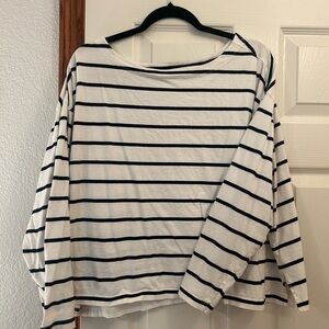 Striped Long Sleeve Top